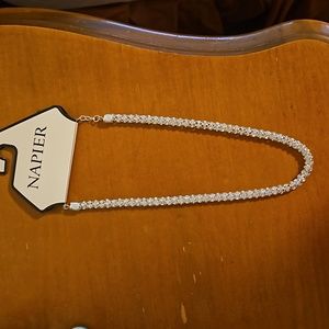 Napier silver necklace NWT